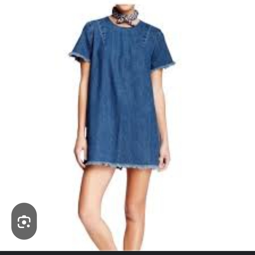 Pistola Blue Denim Mini Dress Size M